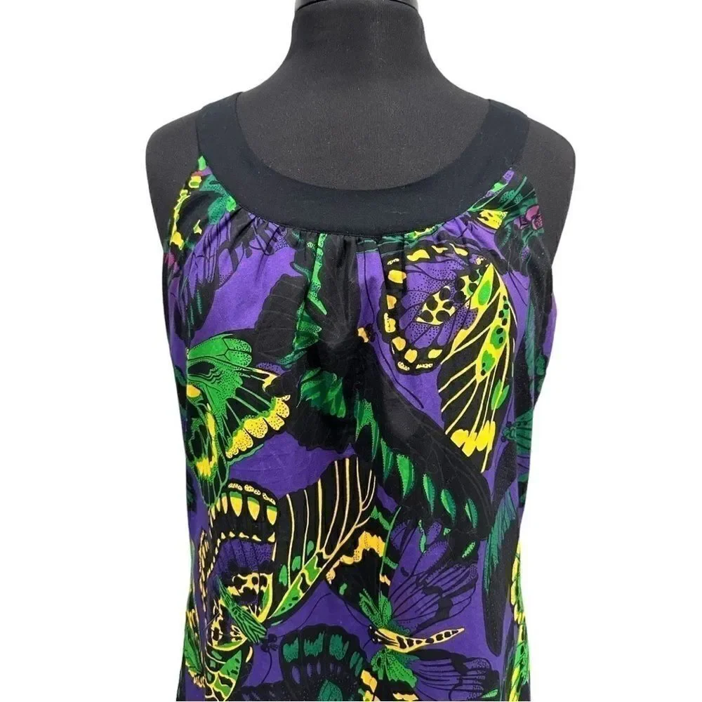 BETSEY Johnson Trapeze Flapper Sleeveless Butterfly Dress Sz 10